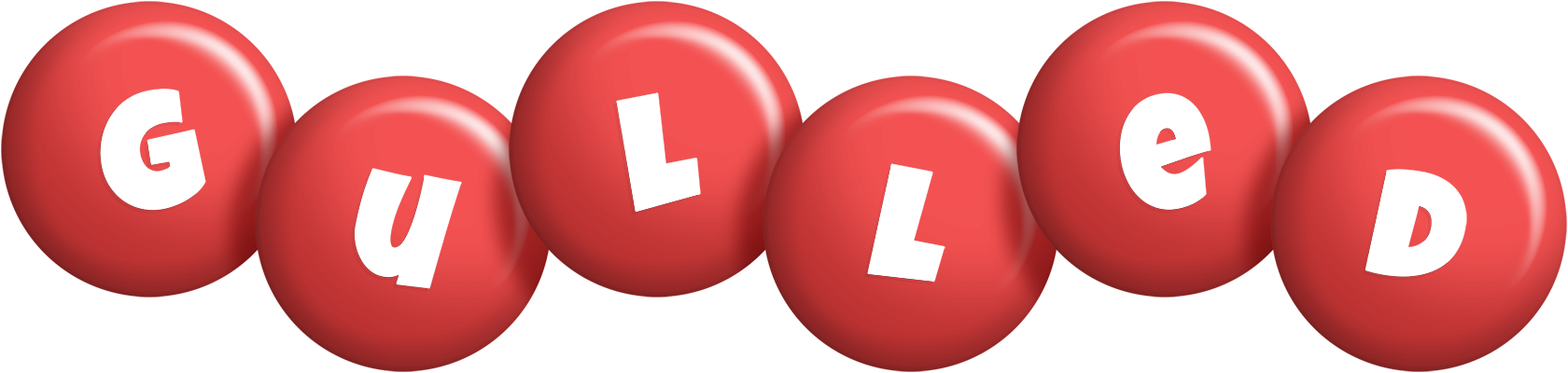 Gulled candy-red logo