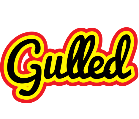 Gulled flaming logo