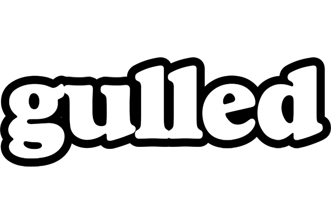Gulled panda logo