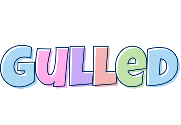 Gulled pastel logo