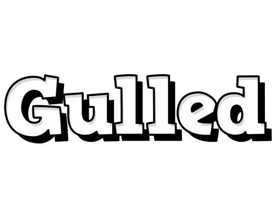 Gulled snowing logo