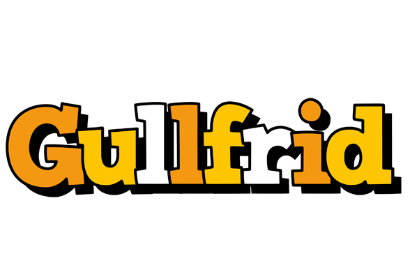Gullfrid cartoon logo