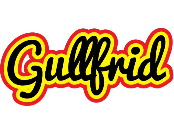 Gullfrid flaming logo