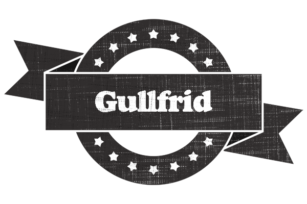 Gullfrid grunge logo