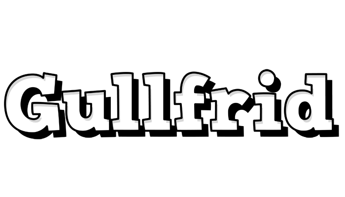 Gullfrid snowing logo