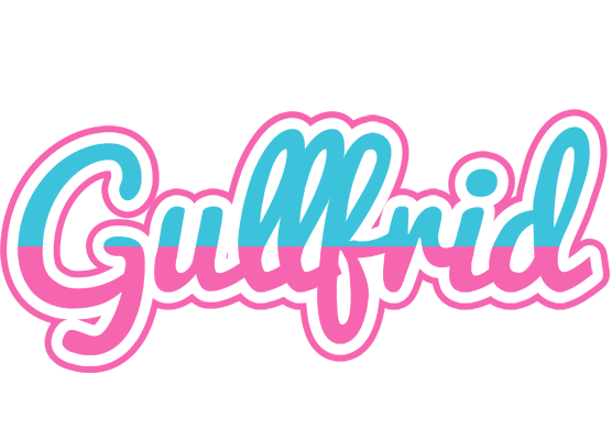 Gullfrid woman logo