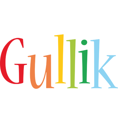 Gullik birthday logo