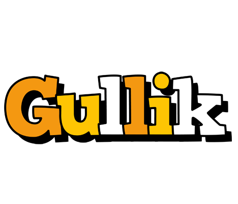 Gullik cartoon logo