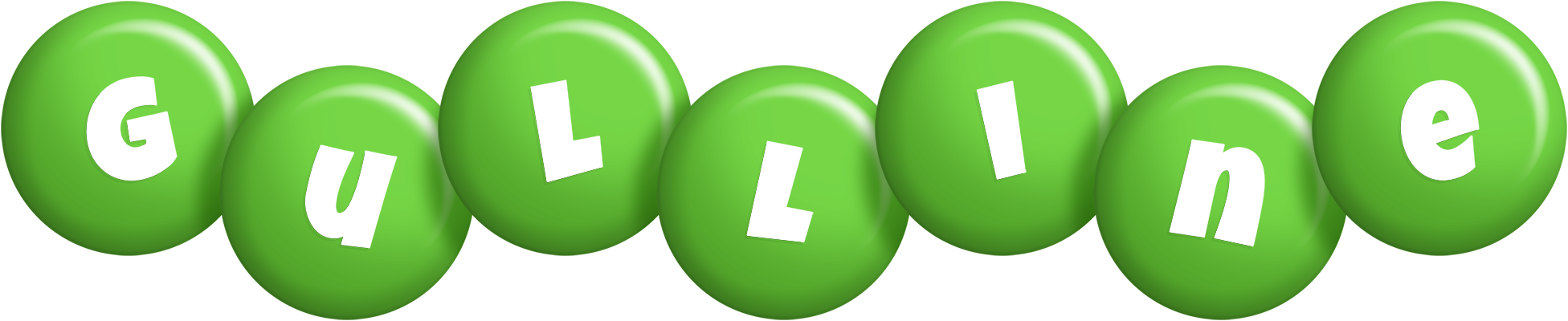 Gulline candy-green logo