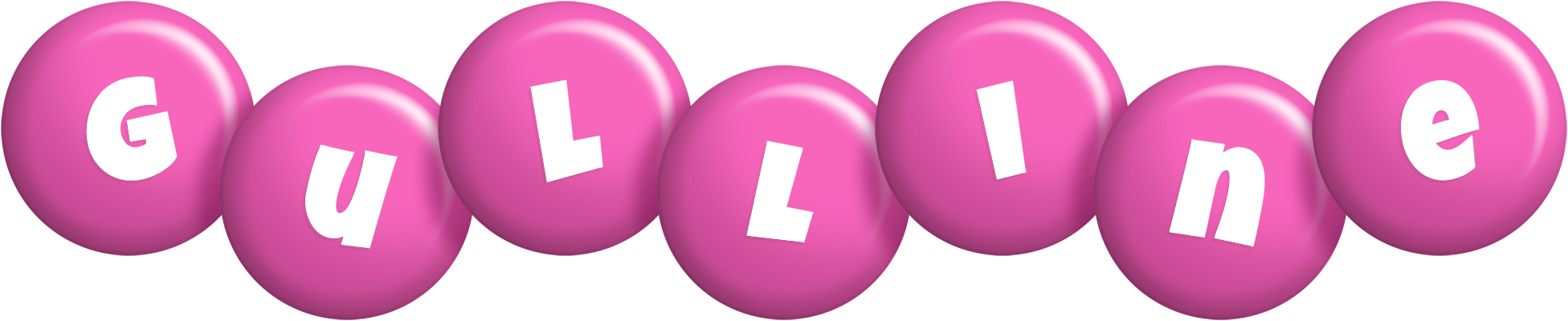 Gulline candy-pink logo