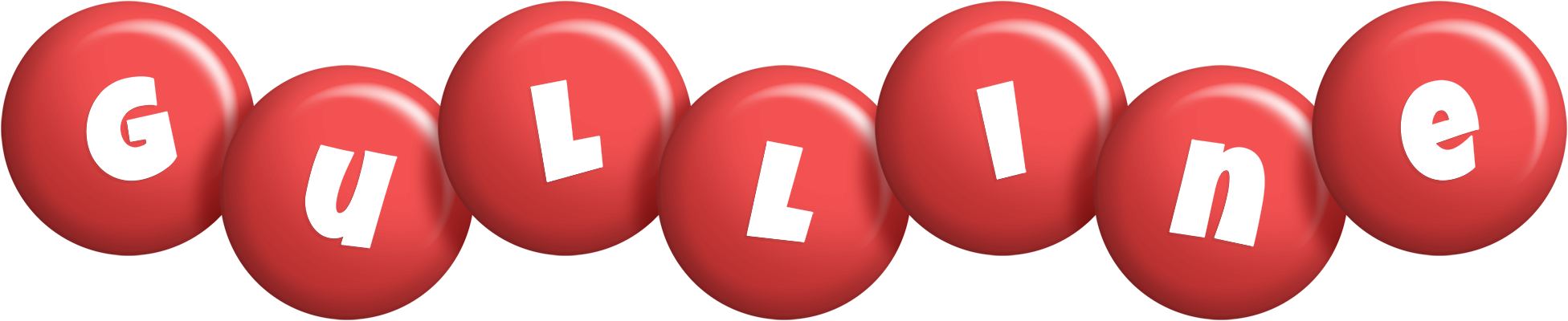 Gulline candy-red logo