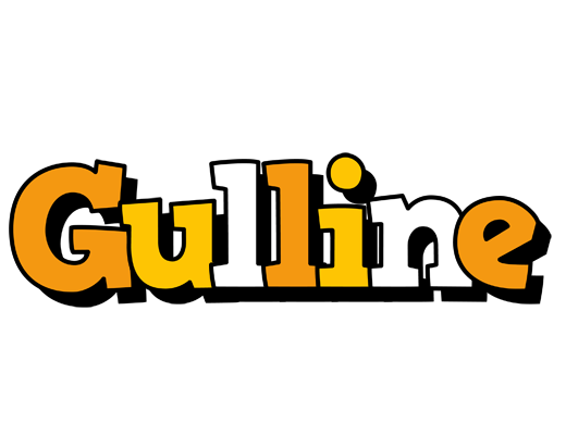 Gulline cartoon logo
