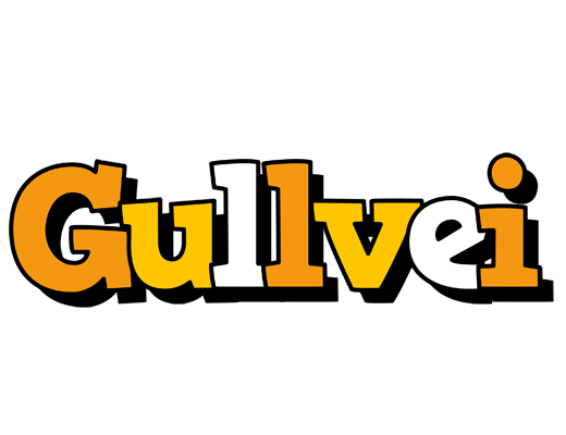 Gullvei cartoon logo