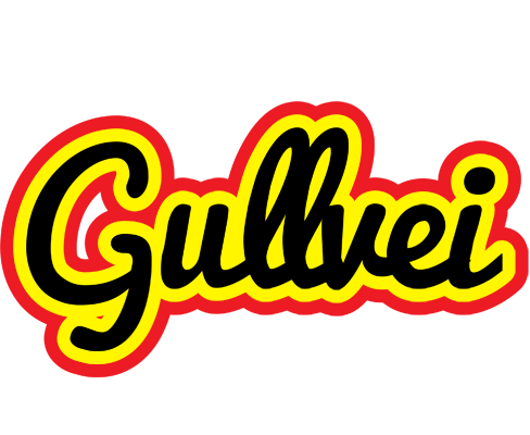 Gullvei flaming logo