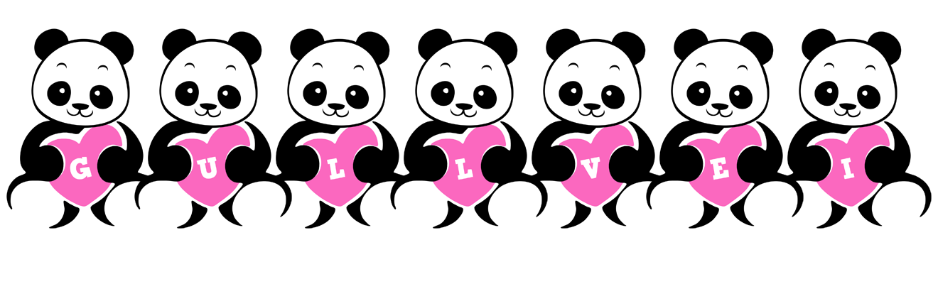 Gullvei love-panda logo