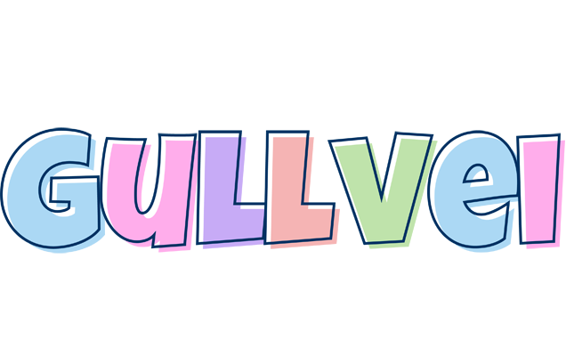 Gullvei pastel logo