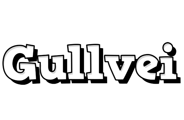 Gullvei snowing logo