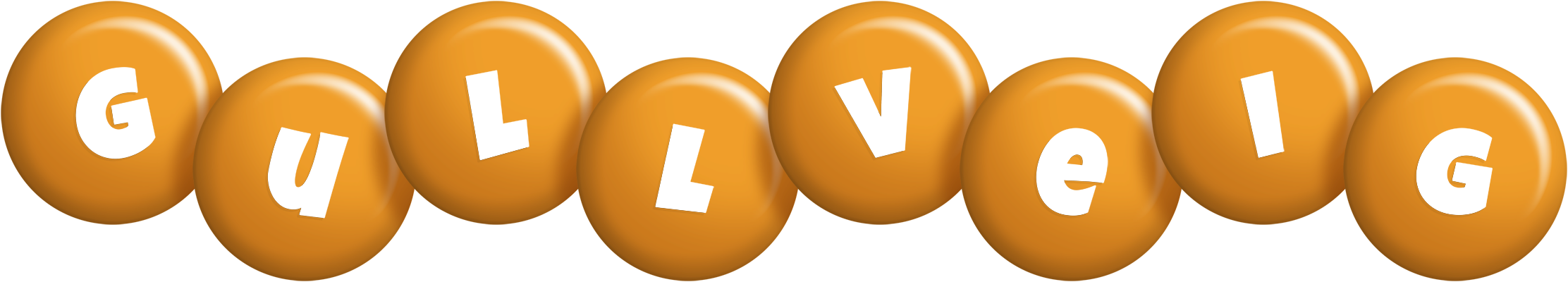 Gullveig candy-orange logo