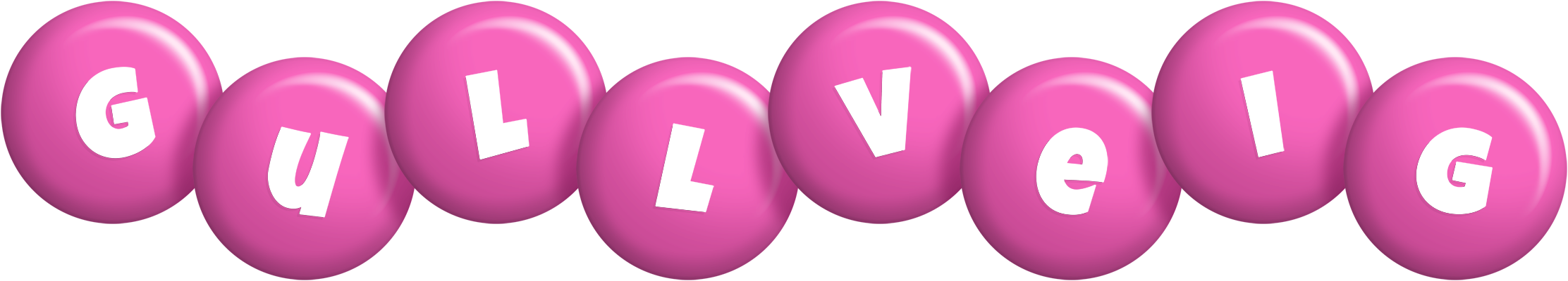 Gullveig candy-pink logo