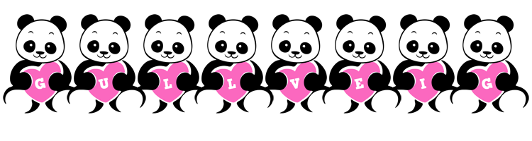 Gullveig love-panda logo