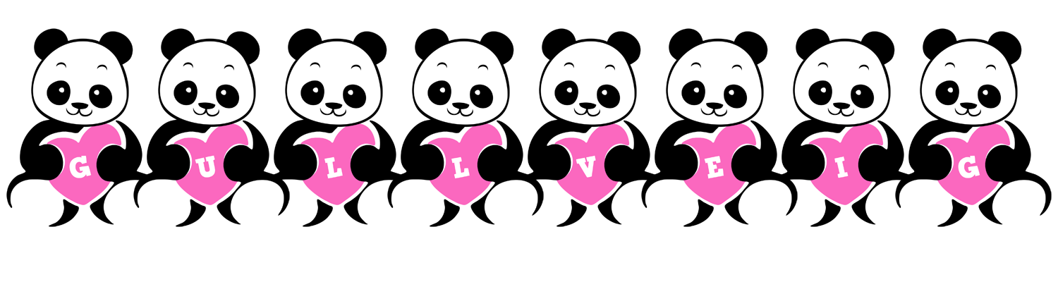 Gullveig love-panda logo