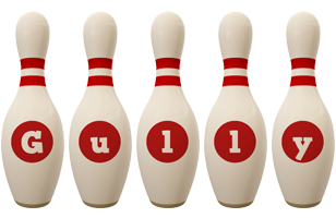 Gully bowling-pin logo