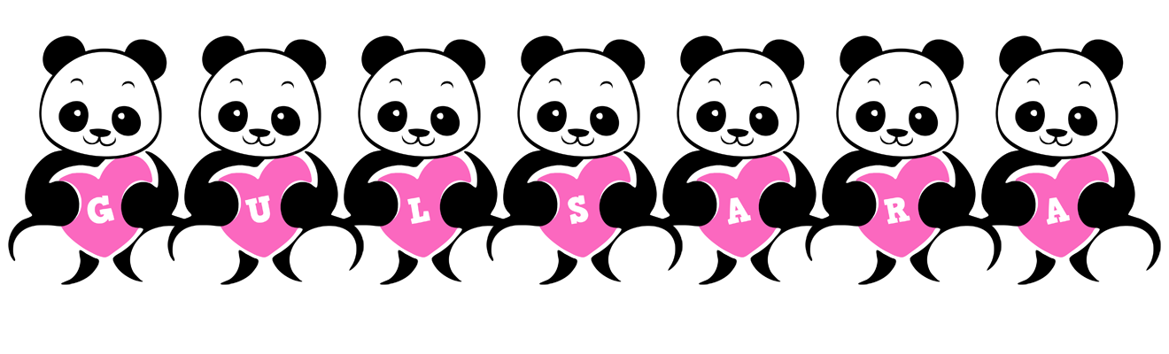 Gulsara love-panda logo