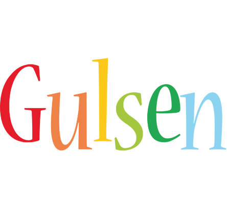 Gulsen birthday logo