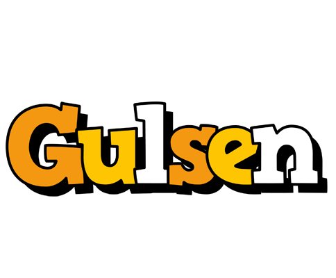 Gulsen cartoon logo