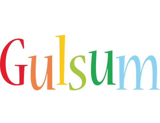 Gulsum birthday logo