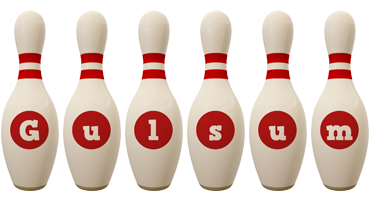 Gulsum bowling-pin logo