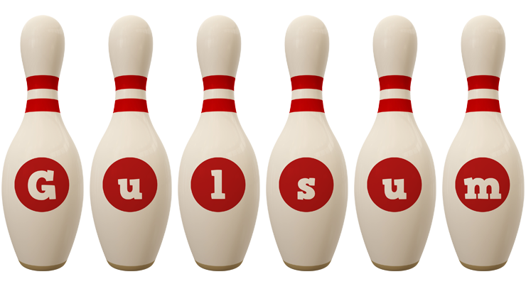 Gulsum bowling-pin logo