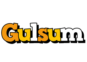 Gulsum cartoon logo