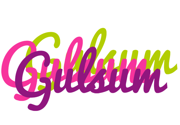 Gulsum flowers logo