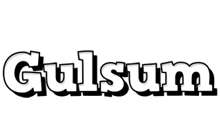 Gulsum snowing logo