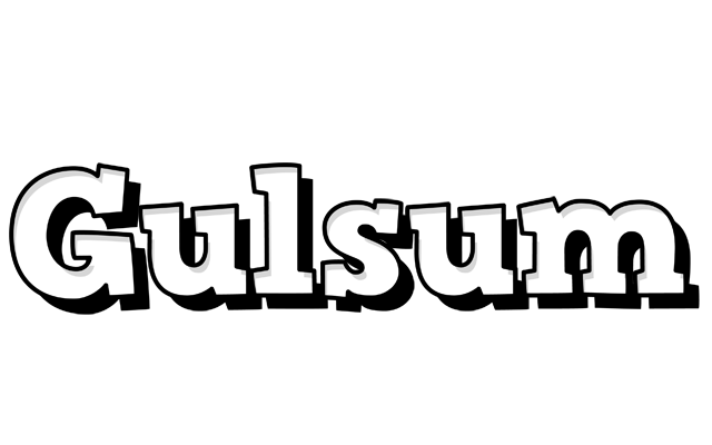 Gulsum snowing logo