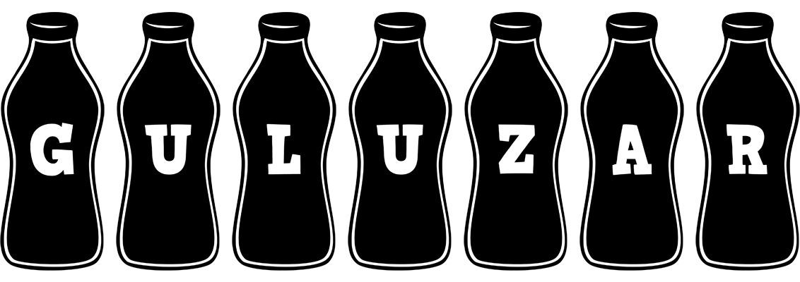 Guluzar bottle logo