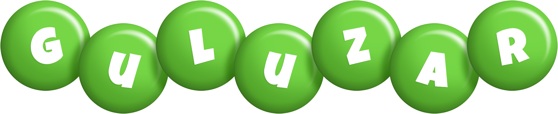 Guluzar candy-green logo
