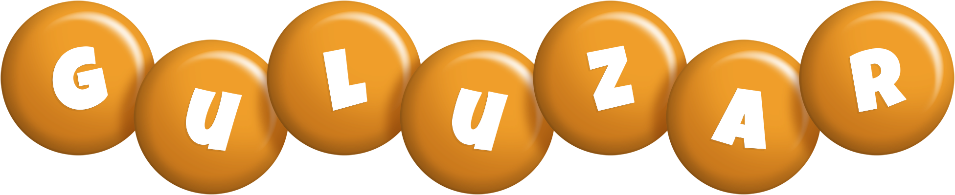 Guluzar candy-orange logo