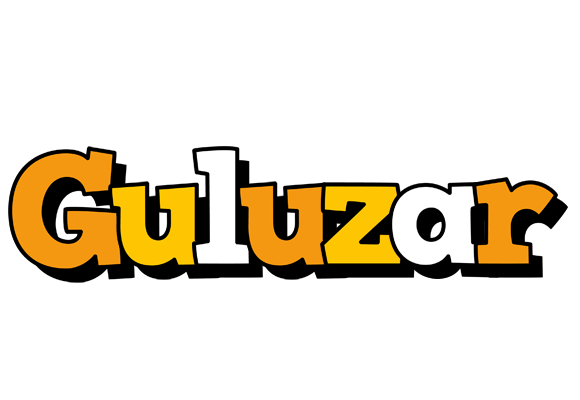 Guluzar cartoon logo