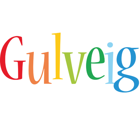 Gulveig birthday logo