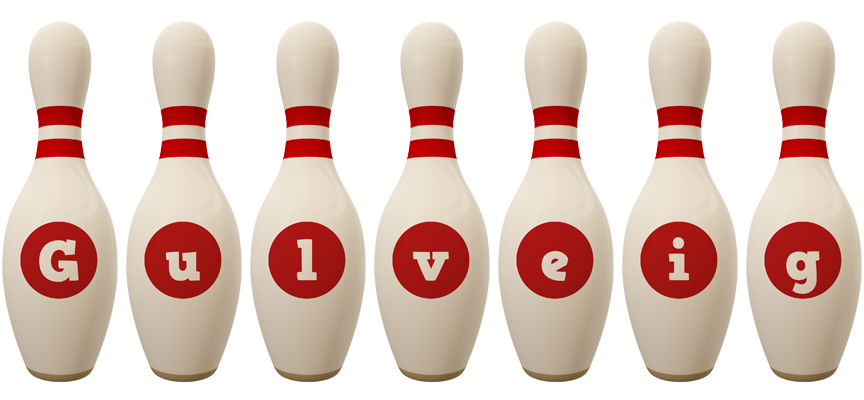 Gulveig bowling-pin logo