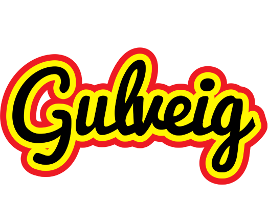 Gulveig flaming logo