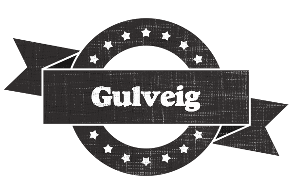 Gulveig grunge logo