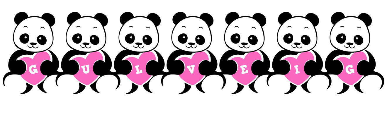 Gulveig love-panda logo