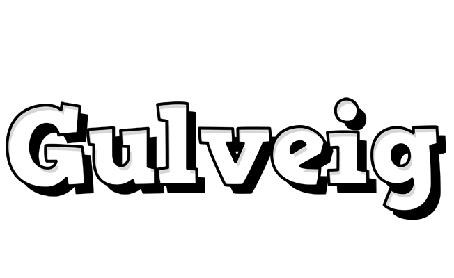 Gulveig snowing logo