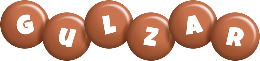 Gulzar candy-brown logo