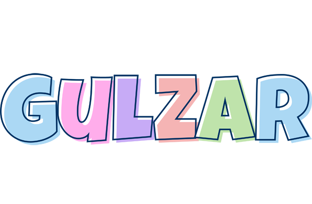 Gulzar pastel logo