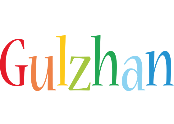 Gulzhan birthday logo