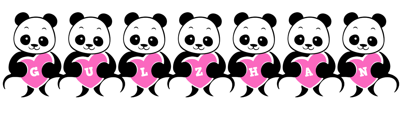 Gulzhan love-panda logo